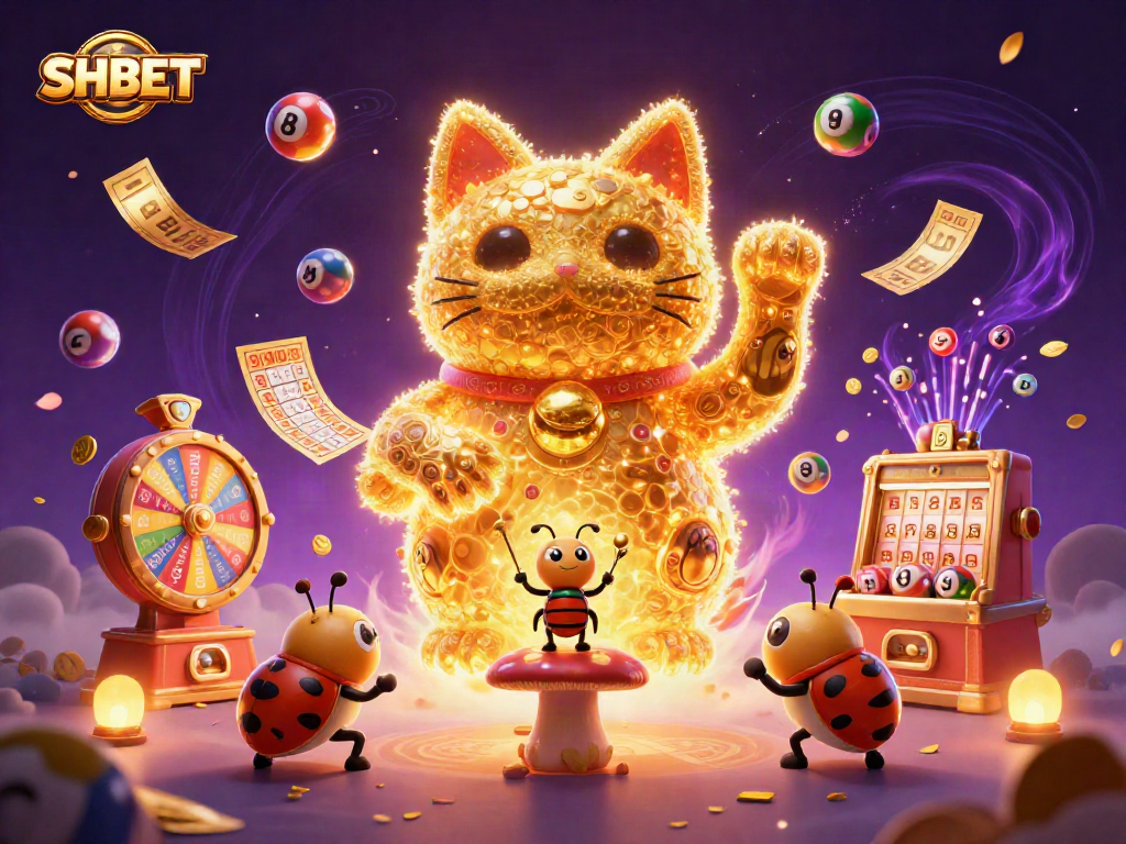 Engage with thrilling SHBET gaming action amidst a vibrant casino scene.