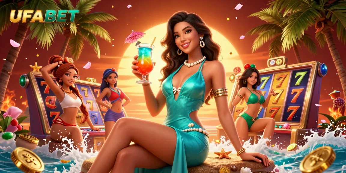 Experience thrilling slots at UFABET with vibrant symbols and a glamorous atmosphere.