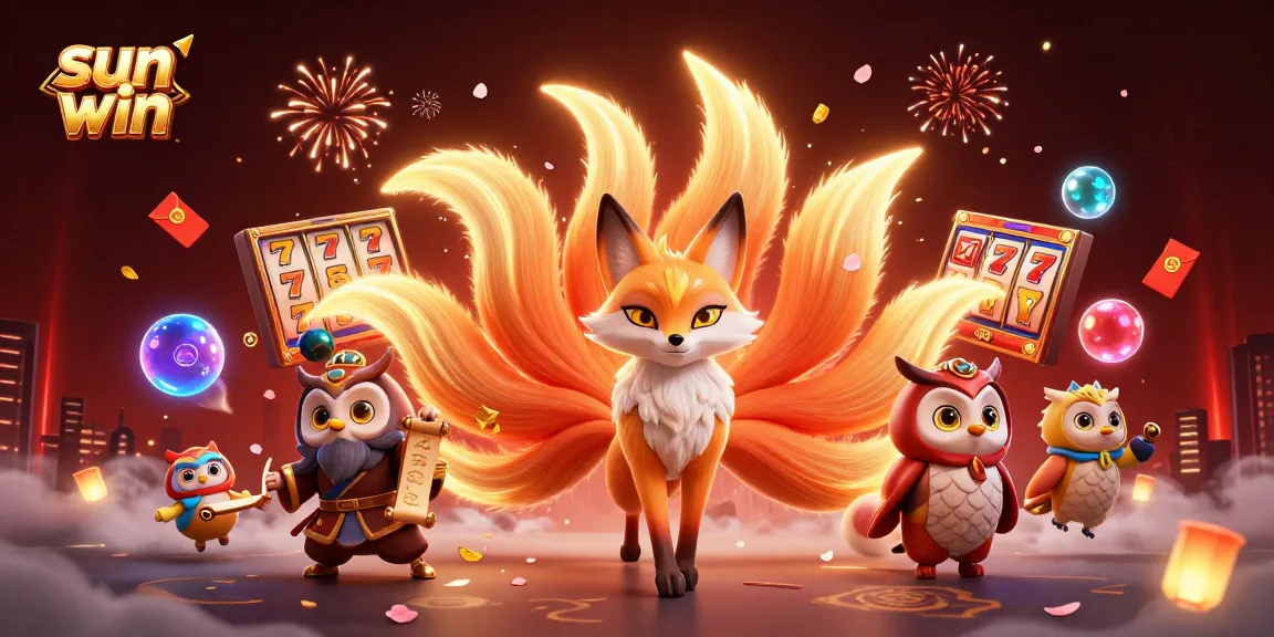 Experience the vibrant world of gambling at sun win, featuring dynamic slot reels and enchanting characters.
