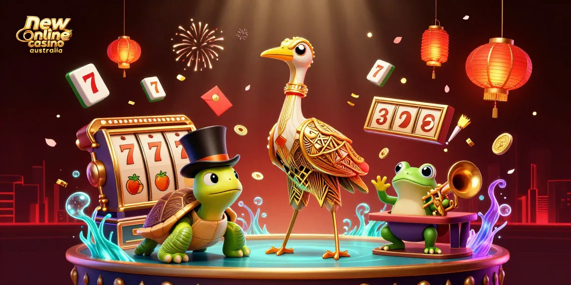 Experience the excitement of new online casino Australia with vibrant characters and games!
